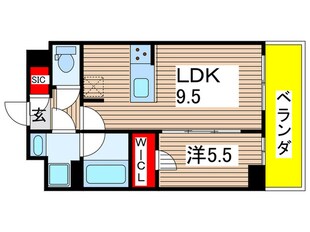 ALTERNA菊川Ⅱの物件間取画像